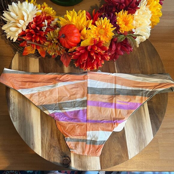 PrAna Womens Gemma Reversible Swim Bottom SMALL in Waves - Picture 2 of 7